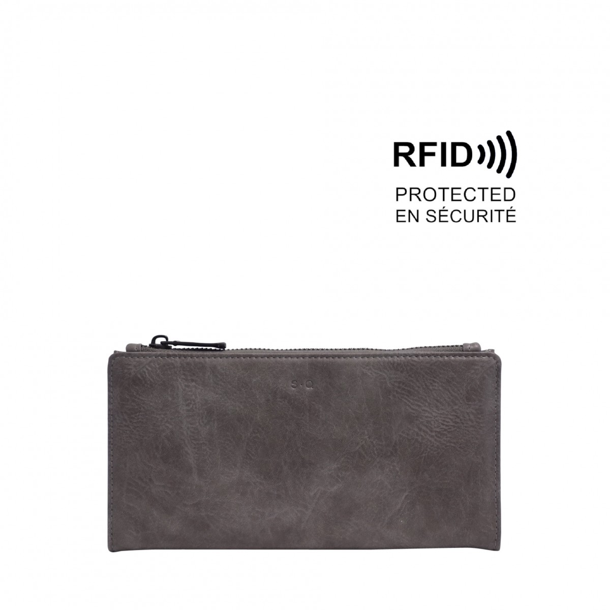 Scottie 2-in-1 Wallet - Charcoal Grey 